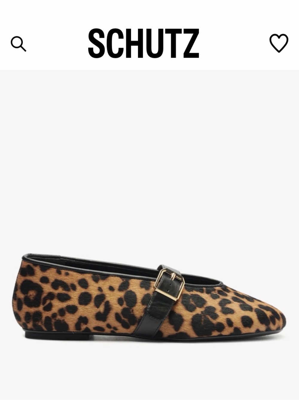 SCHUTZ Eiza Wild Ballet Flats - NWOT